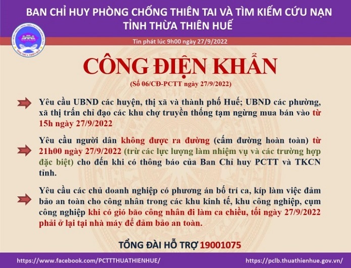 Công điện khẩn