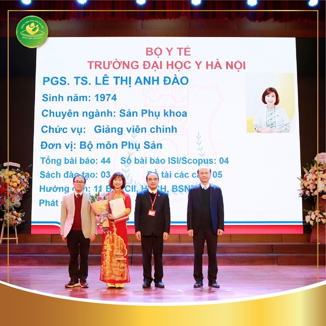 PGS. TS. BS. Lê Thị Anh Đào - Trưởng khoa Phụ ngoại A5 - Giảng viên chính bộ môn Sản Phụ khoa trường Đại học Y Hà Nội