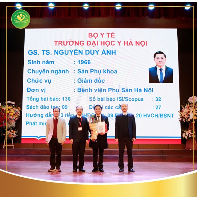 Thầy thuốc nhân dân - GS. TS. BS Nguyễn Duy Ánh - Bí thư Đảng ủy, Giám đốc Bệnh viện - Phó trưởng bộ môn Sản Phụ khoa trường Đại học Y Hà Nội (Ảnh: Tuấn Anh)