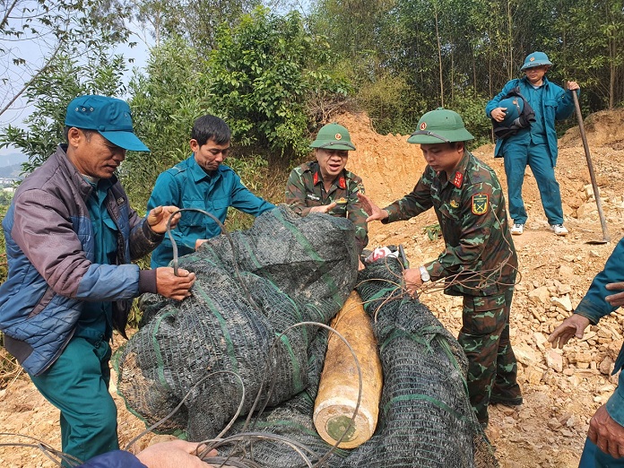 Hủy bom ở Yên Thành, Nghệ An