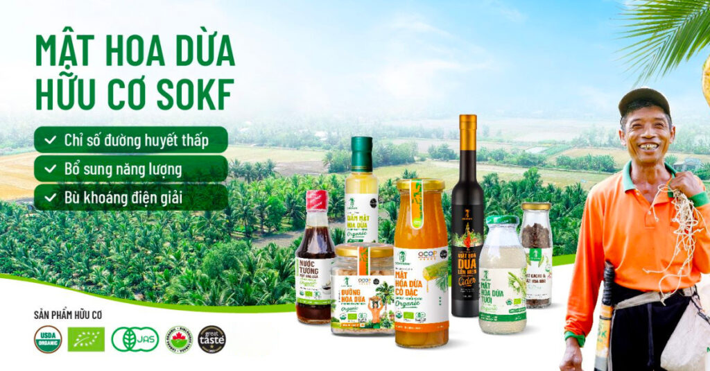  Mật hoa dừa Sokfarm: “Báu vật” mới từ loài cây quen thuộc