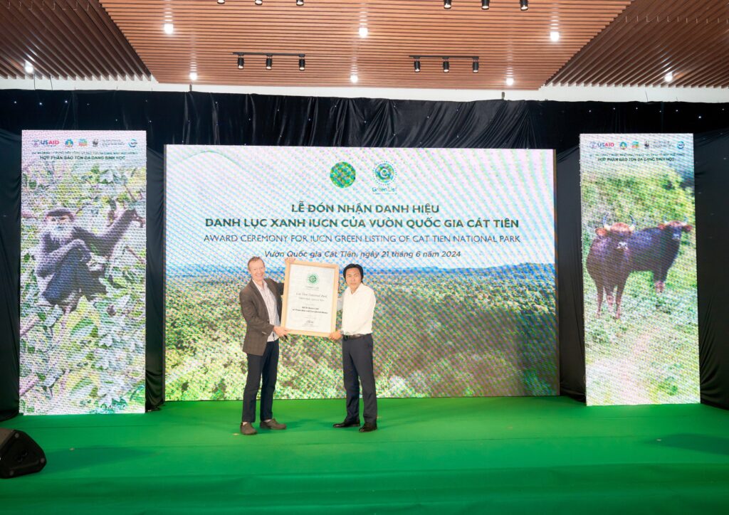 Cát Tiên - Vườn Quốc gia đầu tiên ở Việt Nam đạt danh hiệu Danh lục Xanh của IUCN