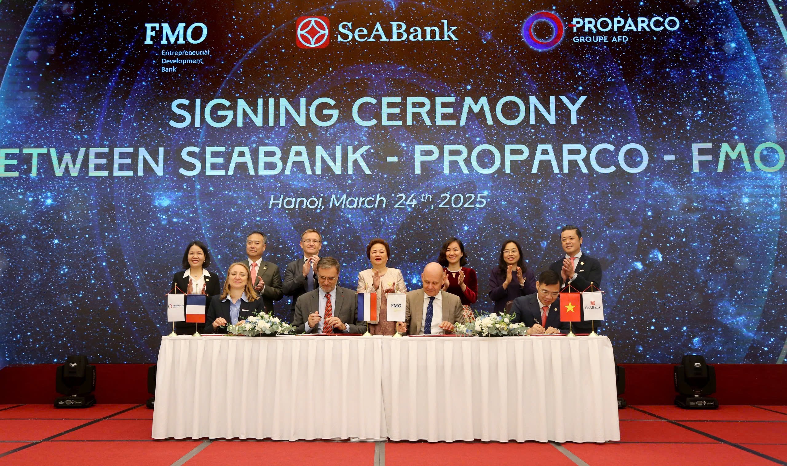 Tổ chức Tài chính Phát triển của Pháp (Proparco) và Ngân hàng Phát triển Doanh nghiệp Hà Lan (FMO) đã ký kết hợp tác đầu tư 80 triệu USD cho Ngân hàng TMCP Đông Nam Á 