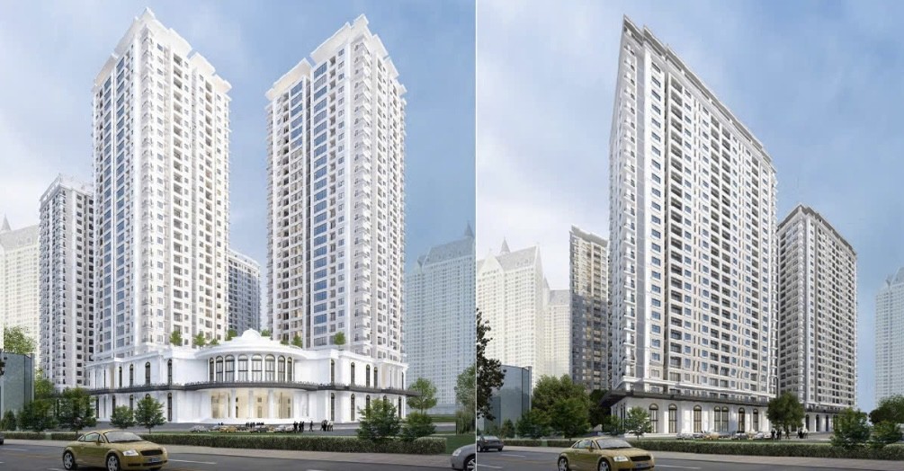 Phối cảnh dự án Iris Garden (phường Từ Liêm, Hà Nội). Ảnh: DN cung cấp.