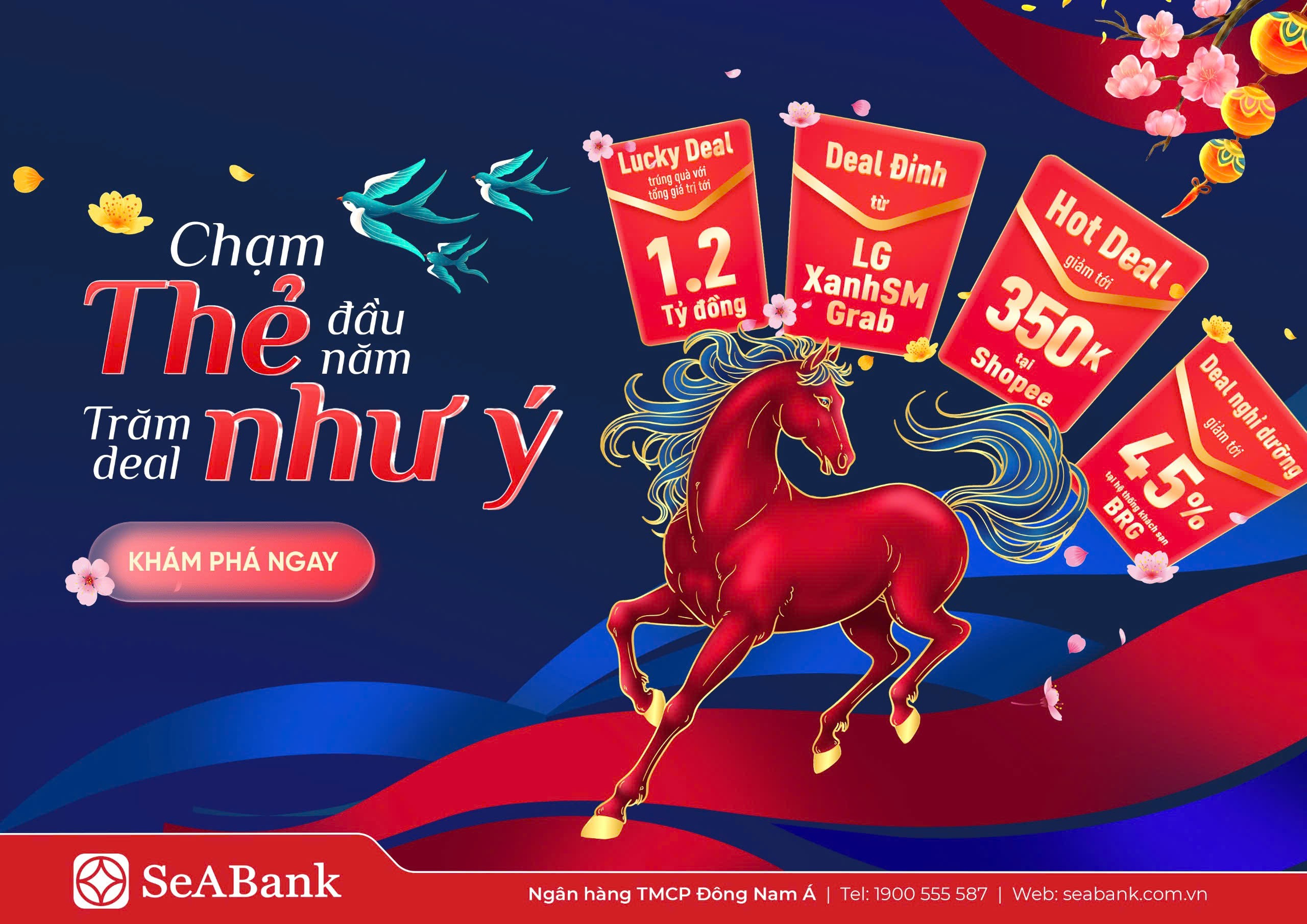 SeABank triển khai chương trình “Chạm thẻ đầu năm - Trăm deal như ý”