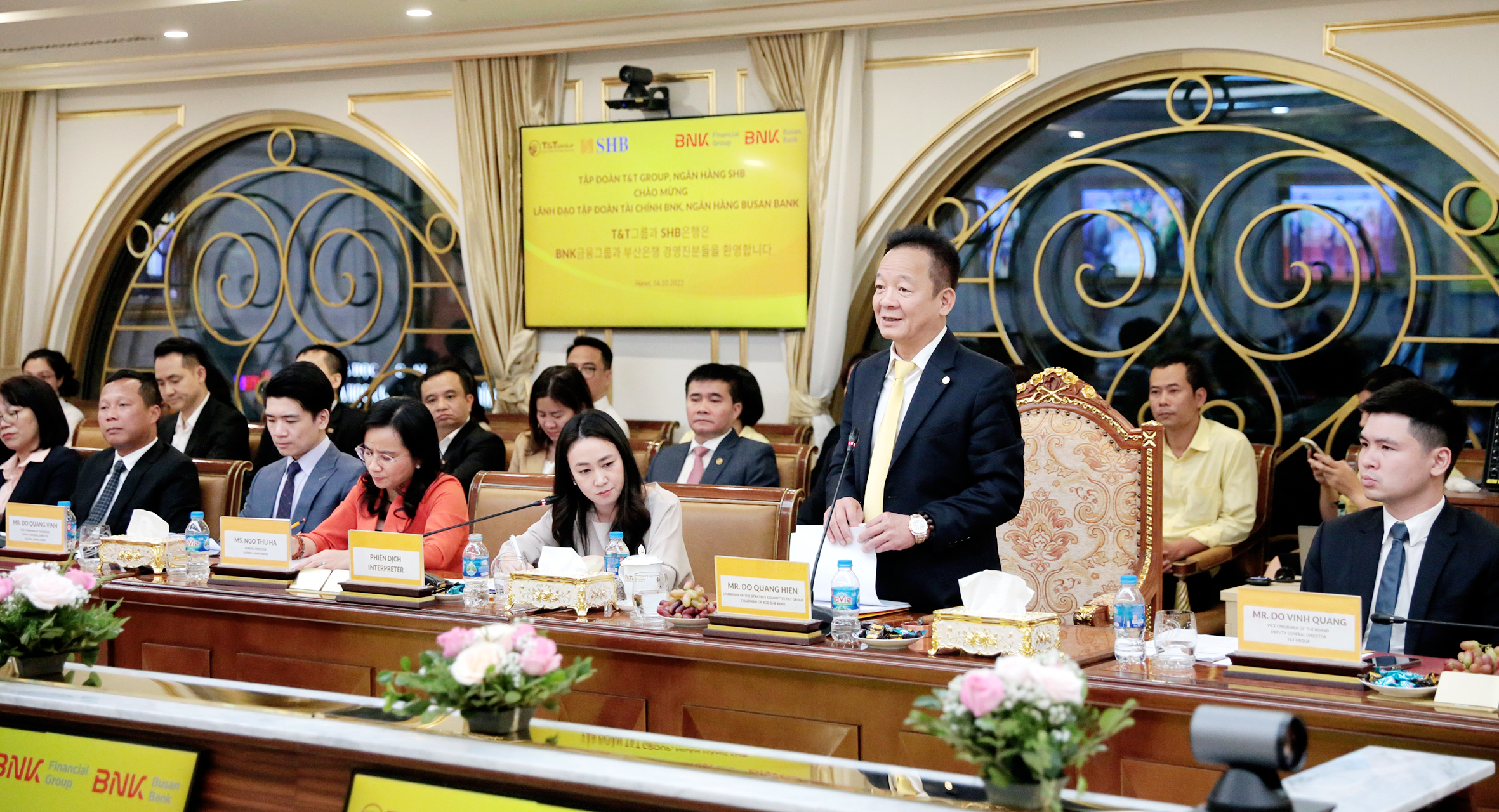  Ông Đỗ Quang Hiển – Chủ tịch HĐQT SHB tin tưởng sự hợp tác trong thời gian tới của SHB và Ngân hàng Busan sẽ góp phần thúc đẩy hợp tác phát triển giữa các doanh nghiệp Việt Nam – Hàn Quốc