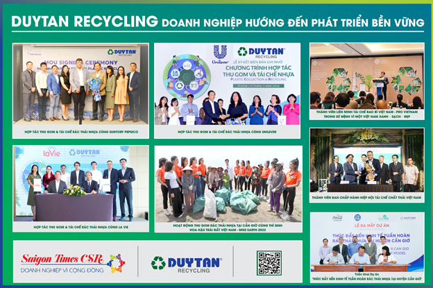 DUYTAN Recycling trao cho nhựa vòng đời mới