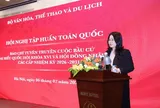 Hội nghị toàn quốc tập huấn tuyên truyền cuộc bầu cử đại biểu Quốc hội khóa XVI và HĐND các cấp nhiệm kỳ 2026-2031
