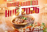 Sắp diễn ra đại tiệc “Ngày Bún bò Huế” trong chương trình Huế - Kinh đô ẩm thực sắp tới
