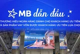 MB dẫn đầu Thương hiệu Ngân hàng dành cho Khách hàng ưu tiên và Sản phẩm Vay vốn được Khách hàng ưu tiên lựa chọn