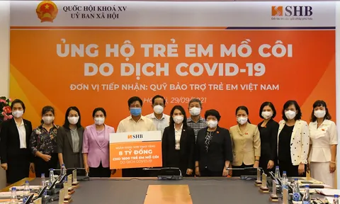 SHB ủng hộ 1.600 trẻ em mồ côi do đại dịch Covid-19