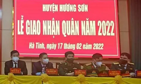 Hà Tĩnh có gần 1.500 tân binh lên đường nhập ngũ bảo vệ Tổ quốc