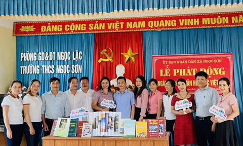 Tưng bừng Ngày Sách và Văn hóa đọc Việt Nam năm 2022 tại xã Ngọc Sơn