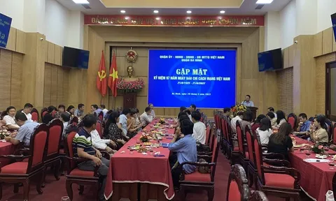 Quận Ba Đình gặp mặt kỷ niệm 97 năm Ngày Báo chí Cách mạng Việt Nam (21/6/1925 – 21/6/2022)