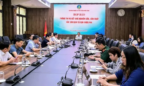Việt Nam sản xuất được vắc xin thương mại phòng bệnh Dịch tả lợn châu Phi