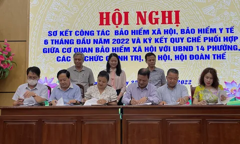 Bảo hiểm xã hội quận Ba Đình sơ kết  công tác 6 tháng đầu năm