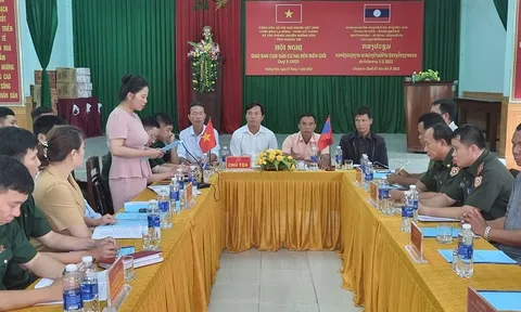 Kết nghĩa Bản – Bản thắt chặt tình đoàn kết gắn bó anh em Việt Nam – Lào nơi biên giới