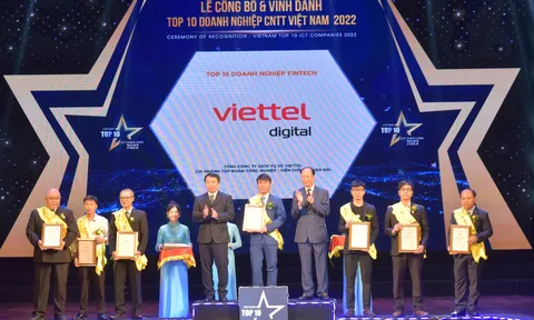 Viettel đứng đầu top 10 Doanh nghiệp CNTT Việt Nam 2022