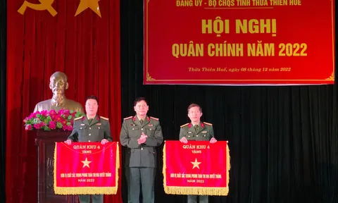 Nhiều đơn vị quân sự tỉnh Thừa Thiên Huế nhận Bằng khen của Thủ tướng Chính phủ tại Hội nghị quân chính năm 2022