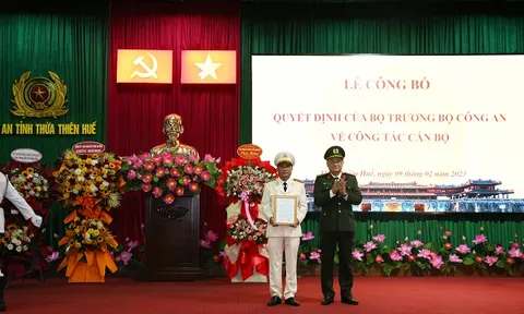 Thừa Thiên Huế có tân Phó Giám đốc Công an tỉnh