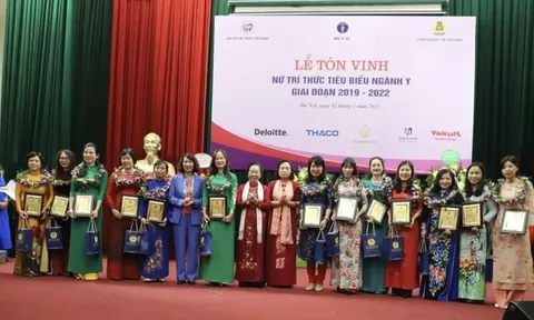 Tôn vinh 51 nữ trí thức tiêu biểu ngành Y giai đoạn 2019 – 2022