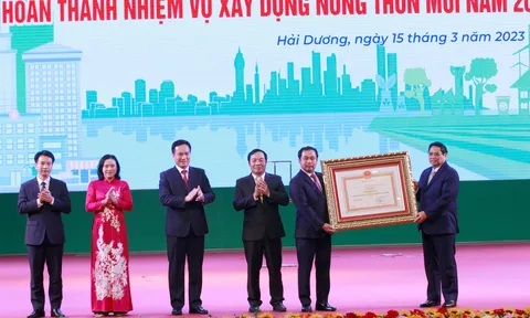 Tỉnh Hải Dương hoàn thành nhiệm vụ xây dựng nông thôn mới