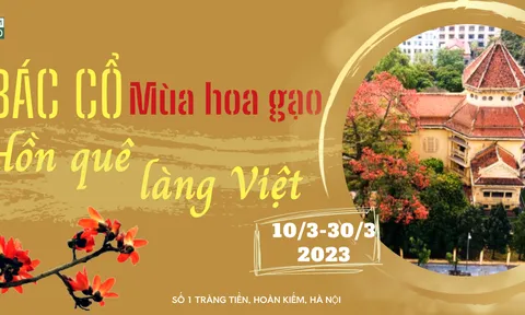 "Bác Cổ - Mùa hoa gạo”, hồn quê làng Việt trong không gian tinh tế giữa lòng Hà Nội