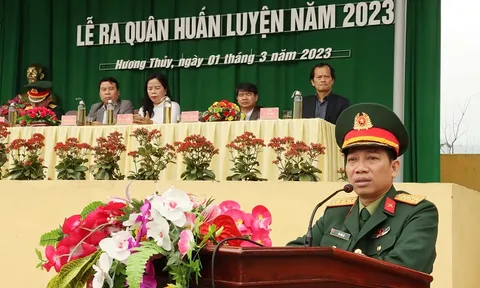 Các đơn vị đồng loạt ra quân huấn luyện năm 2023