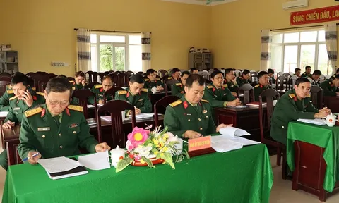 Hội nghị đối thoại dân chủ cán bộ, nhân viên Ban CHQS huyện Phong Điền, Thừa Thiên Huế