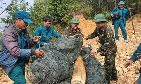 Nghệ An: Hủy nổ thành công quả bom còn sót lại sau chiến tranh