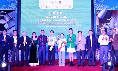 Cuộc thi pha chế cà phê đặc sản Việt Nam 2023: Vinh danh 06 thí sinh xuất sắc nhất
