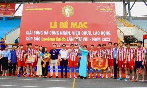 Giải bóng đá Cúp báo Lao động Thủ đô ngày càng được nâng cao thương hiệu và chất lượng