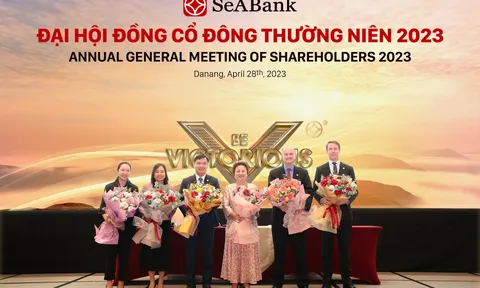 Đại hội đồng cổ đông thường niên SeABank 2023: Đặt mục tiêu tăng trưởng bền vững, tăng vốn điều lệ lên 25.903 tỷ đồng, lợi nhuận hơn 5.633 tỷ đồng