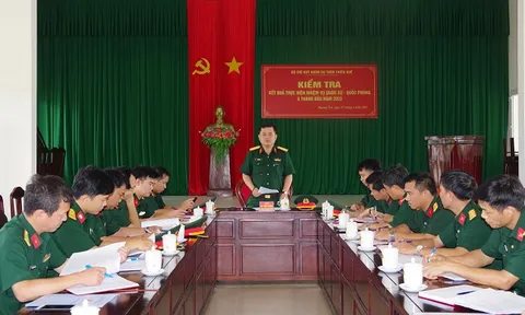 Bộ CHQS tỉnh Thừa Thiên Huế kiểm tra toàn diện kết quả thực hiện nhiệm vụ quân sự quốc phòng