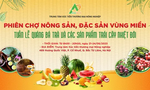 Sắp diễn ra tuần lễ quảng bá trà và các sản phẩm trái cây nhiệt đới tại Hà Nội