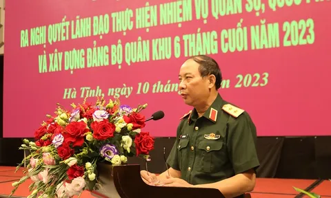 Đảng ủy Quân khu 4: Tập trung lãnh đạo thực hiện thắng lợi nhiệm vụ 6 tháng cuối năm 2023
