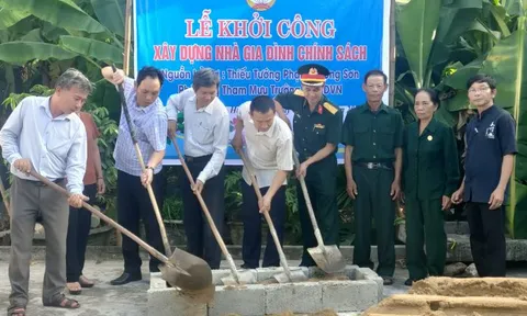 Khởi công xây dựng nhà gia đình chính sách tại thị xã Hương Trà (Thừa Thiên Huế)