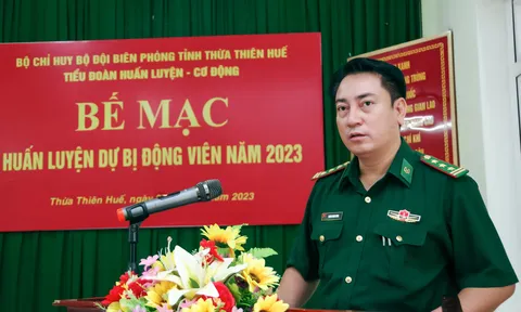 BĐBP Thừa Thiên Huế bế mạc huấn luyện dự bị động viên năm 2023