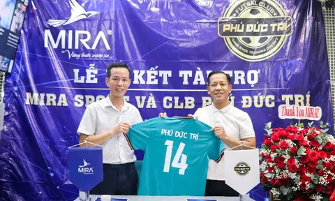 Thương hiệu thể thao MIRA hợp tác cùng CLB Phú Đức Trí phát triển bóng đá phong trào