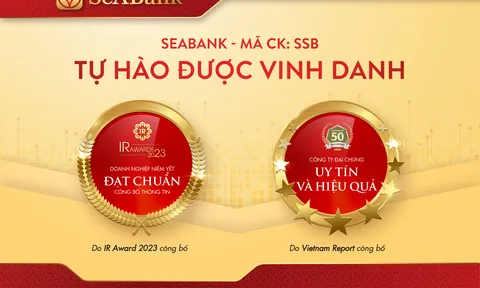 SeABank nhận giải thưởng Top 50 công ty đại chúng uy tín và hiệu quả