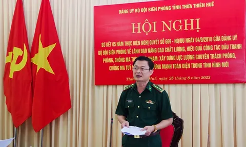 BĐBP Thừa Thiên Huế tổng kết thực hiện Luật Sĩ quan Quân đội nhân dân Việt Nam