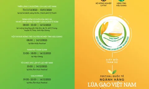 Festival quốc tế Ngành hàng lúa gạo Việt Nam 2023