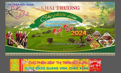 Tưng bừng khai trương “Chợ phiên đêm” Hồi Xuân