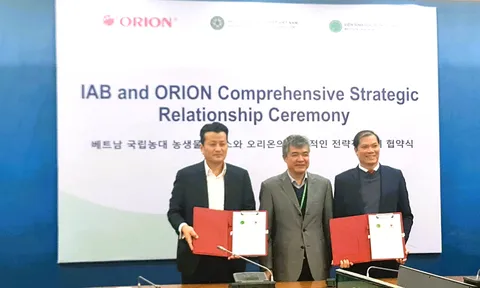 Orion ký kết thỏa thuận hợp tác chiến lược toàn diện cùng Viện Sinh học Nông nghiệp – Học viện Nông nghiệp Việt Nam