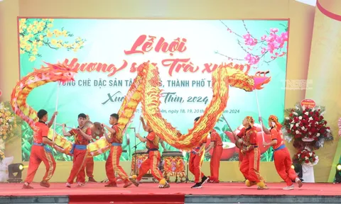 Lễ hội "Hương sắc Trà xuân" - vùng chè đặc sản Tân Cương lần thứ 20
