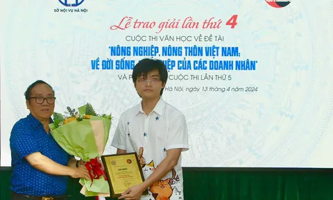 Trao giải lần thứ 4 Cuộc thi Văn học Quỹ Lê Lựu về đề tài “Nông nghiệp, nông thôn Việt Nam về đời sống, sự nghiệp của các doanh nhân”