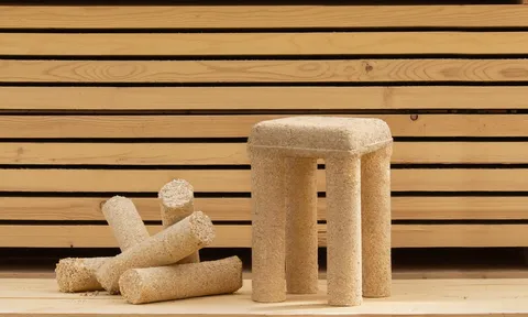 Briket: Từ khoai tây và mùn cưa thành ghế rồi thành lửa