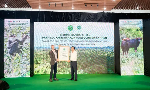 Cát Tiên - Vườn Quốc gia đầu tiên ở Việt Nam đạt danh hiệu Danh lục Xanh của IUCN