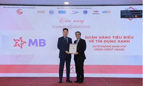 Ngân hàng MB nhận cú đúp giải thưởng danh giá