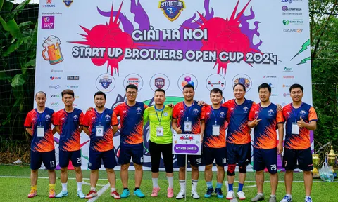 Giải bóng đá Hà Nội Startup Brother Open CUP 2024: Gắn kết doanh nghiệp, lan tỏa tinh thần thể thao